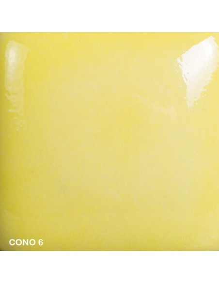 Mayco Foundation yellow opaque smooth high gloss finish cone 6 Mayco Foundation yellow opaque smooth high gloss finish cone 6