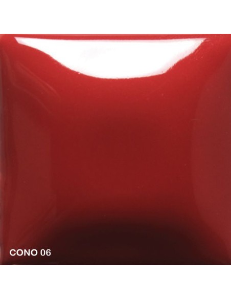 Mayco Foundation red opaque smooth high gloss finish cone 06 Mayco Foundation red opaque smooth high gloss finish cone 06