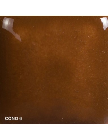 Mayco Foundation brown opaque smooth high gloss finish cone 6