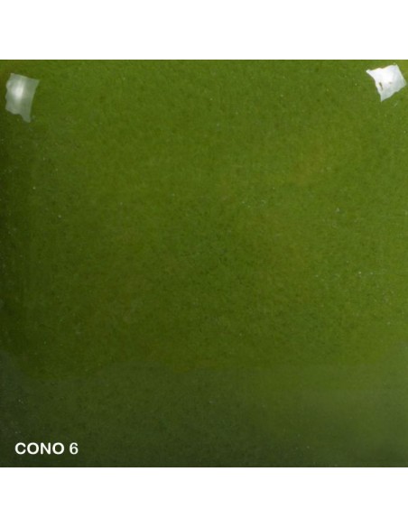 Mayco Foundation opaque medium green smooth high gloss finish cone 6 Mayco Foundation opaque medium green smooth high gloss finish cone 6