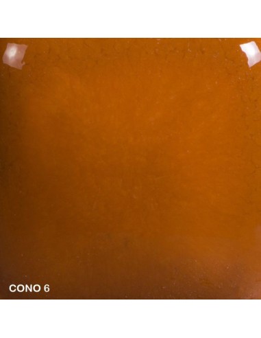 Mayco Foundation opaque cinnamon smooth high gloss finish cone 6