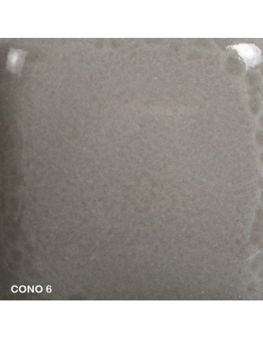 Mayco Foundation opaque gray smooth high gloss finish cone 6