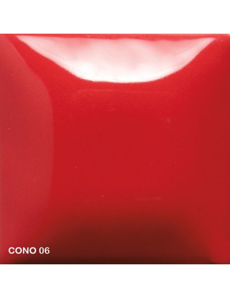 Mayco stroke and coat colorful ceramic glaze cone 06 candy apple red