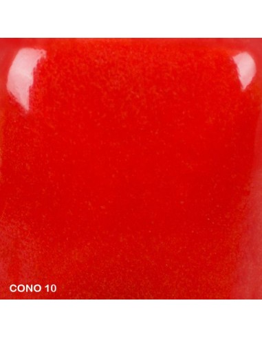 Mayco stroke and coat colorful ceramic glaze cone 10 candy apple red