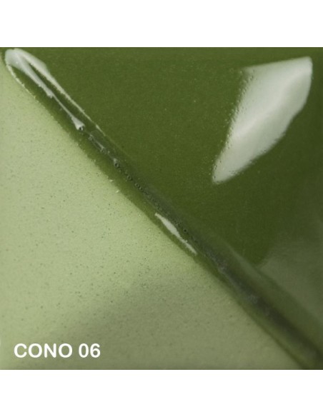 Engobbio sottocristallina mayco fundamentals cono 06 leaf green
