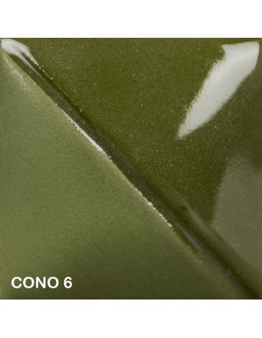 Engobbio sottocristallina mayco fundamentals cono 6 leaf green