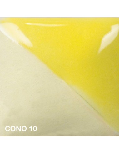 Engobbio sottocristallina mayco fundamentals cono 10 bright yellow