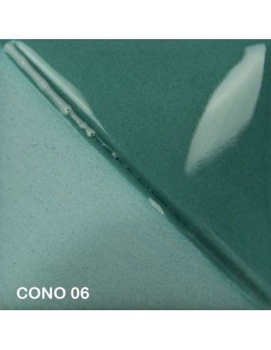 Engobbio sottocristallina mayco fundamentals true teal cono 06