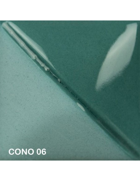 Engobbio sottocristallina mayco fundamentals true teal cono 06