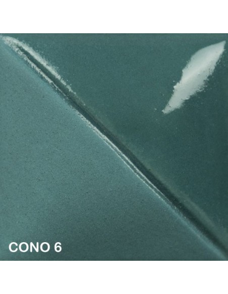 Mayco Fundamentals underglaze for clay and bisque true teal cone 6