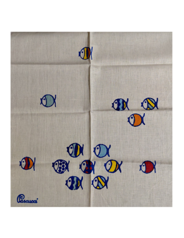 Pascucci strofinaccio da cucina linea arte pesci