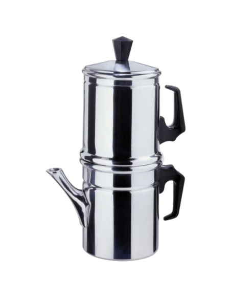 Classic Neapolitan flip coffee pot