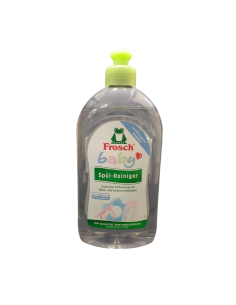 Pulisci stoviglie e biberon con Frosch Baby, detersivo piatti ipoallergenico,