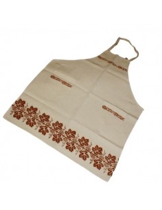 Grembiule colore ruggine stampe tipiche romagnole