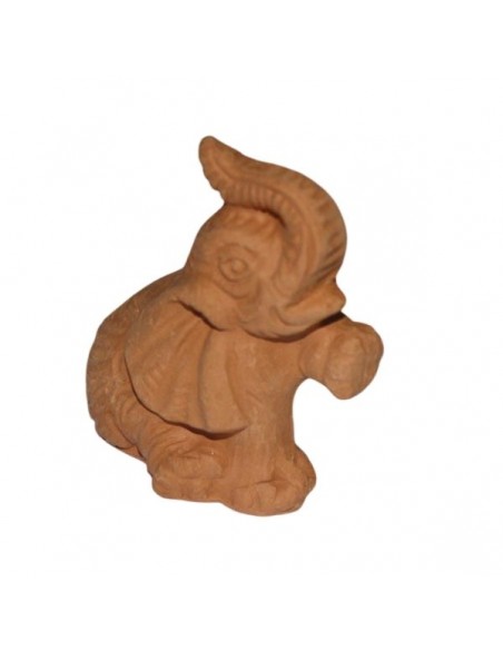 Elefantino in ceramica di Faenza terracotta da decorare