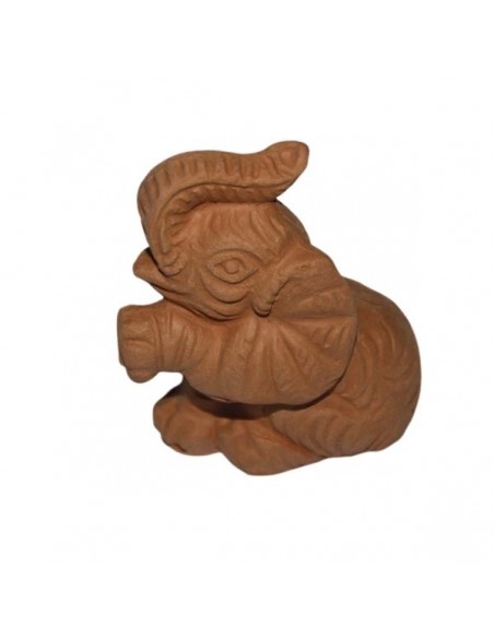 Elefantino in ceramica di Faenza terracotta da decorare