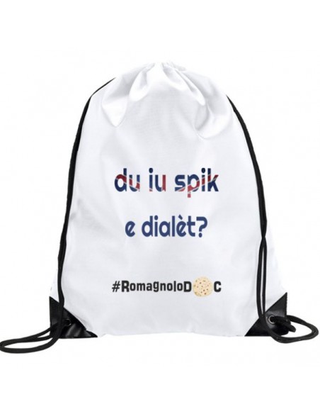 sacca zaino sportiva romagnolodoc in poliestere