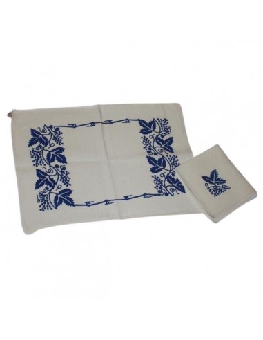 Servizio americano stampa romagnola colore blu