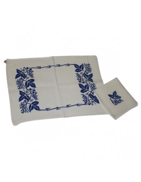 Servizio americano stampa romagnola colore blu