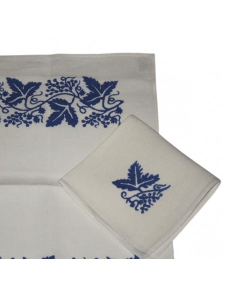 Servizio americano stampa romagnola colore blu