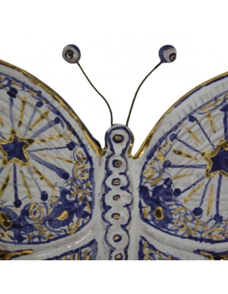hand decorated ceramic butterfly
