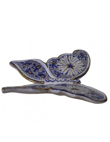 melograno hand decorated ceramic butterfly collectable