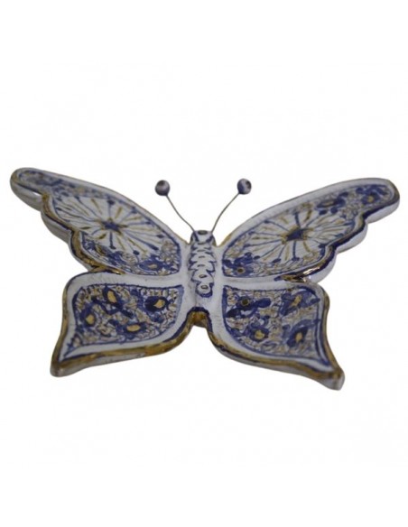 melograno hand decorated ceramic butterfly