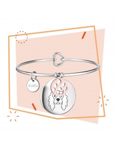 Cavalier King engraved steel bracelet Zuky