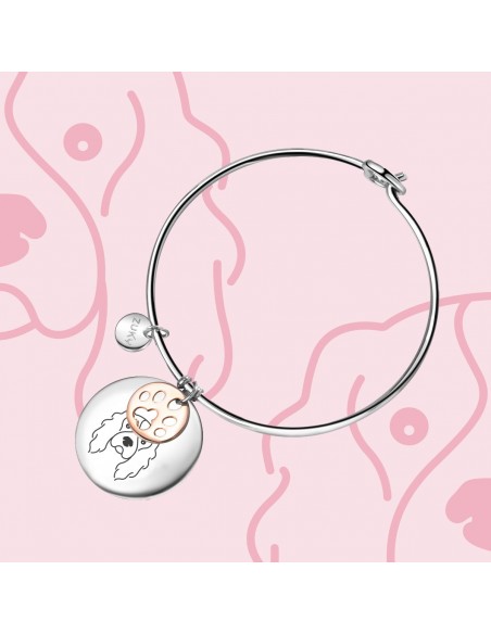 Cavalier King lovers steel bracelet