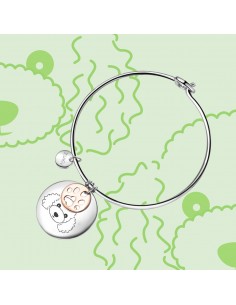 Made in Italy steel bracelet for poodle lovers.