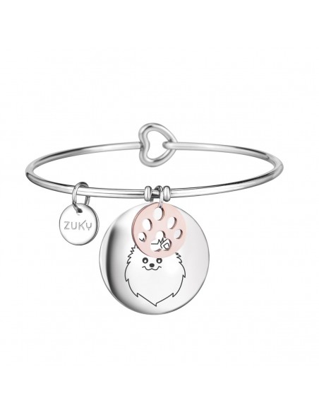 Pomeranian  steel bracelet