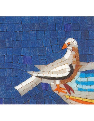 kit mosaico di Ravenna fai da te colomba