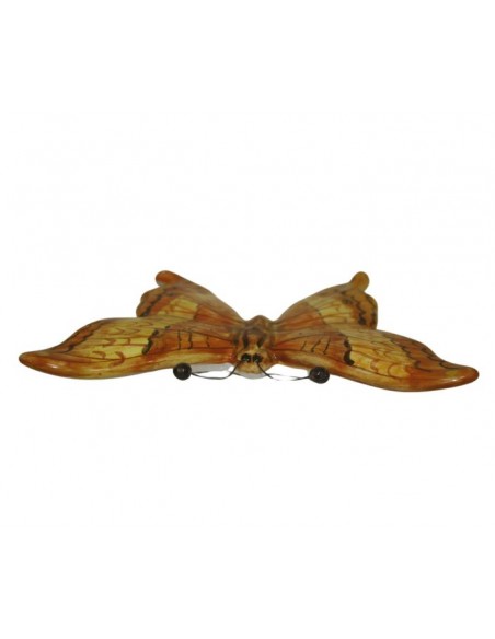 Farfalla in ceramica di faenza decorata a mano made in italy