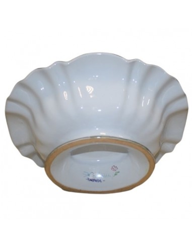 Centrotavola con alzata ceramica decoro garofano