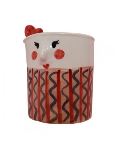 tazze portapenne di Vania Bellosi in ceramica di faenza