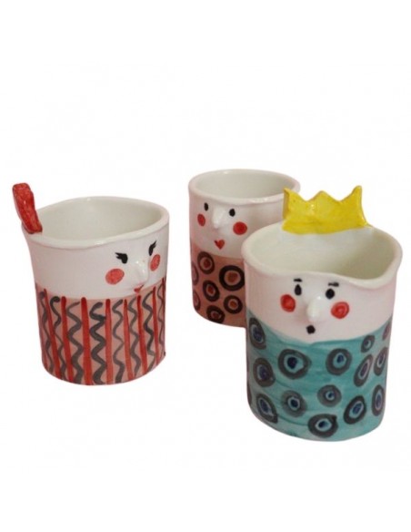 Tazze in ceramica 'Tazzulelle' di Vania Bellosi