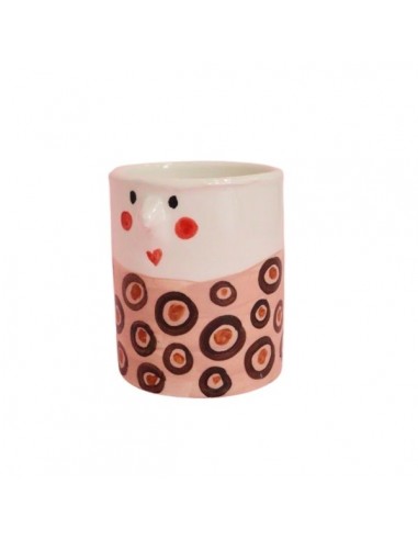 portapenne in ceramica di faenza decorati a mano da vania bellosi