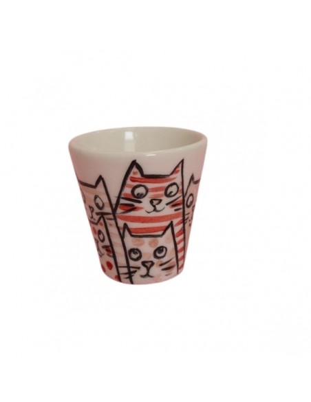 Tazzine in ceramica illustrate da Vania Bellosi