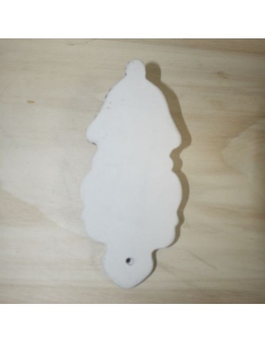 Acquasantiera a foglia blu da collezione in ceram.